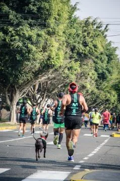 Marathon Lima 42k Stock Photos