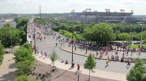 Marathon Montage Video stock 10929805