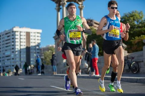 Marathon Foto stock