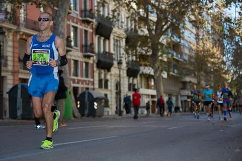 Marathon Foto stock
