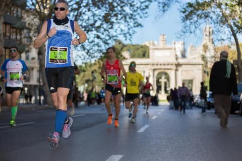 Marathon Foto stock