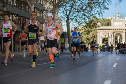 Marathon Foto stock