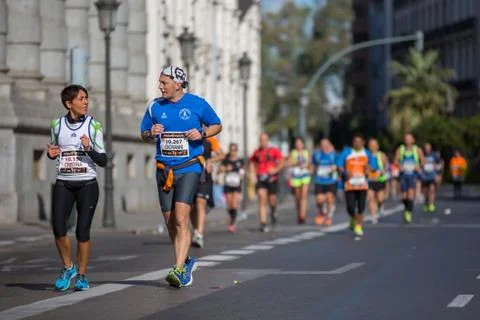 Marathon Foto stock