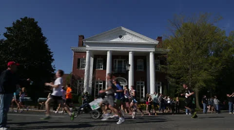 Marathon race EDITORIAL USE ONLY Stock Footage 22656765