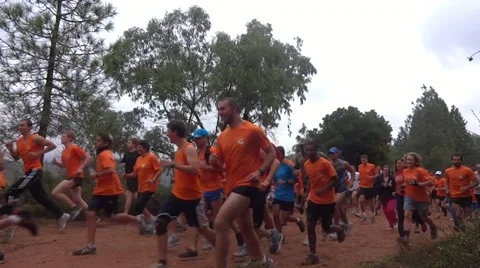 Marathon run 스톡 동영상 12620604