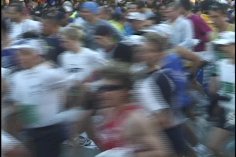 Marathon Runners 2 Stock-Footage 297882