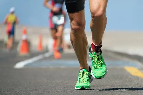 Marathon running race Stock Photos
