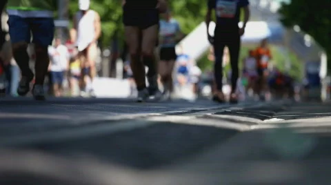 Marathon shallow focus Vidéo 370389