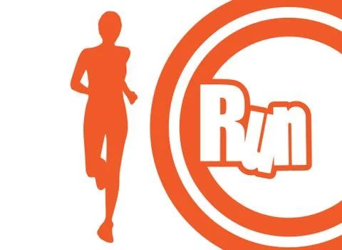 Marathon vector illustration Stock Illustration