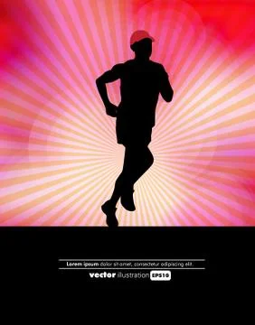 Marathon vector illustration Stock-Illustration