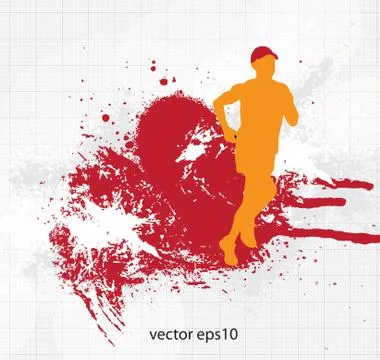 Marathon vector illustration Stock Illustration