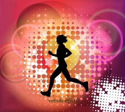 Marathon vector illustration Stock Illustration
