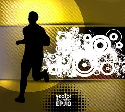 Marathon vector illustration 스톡 일러스트