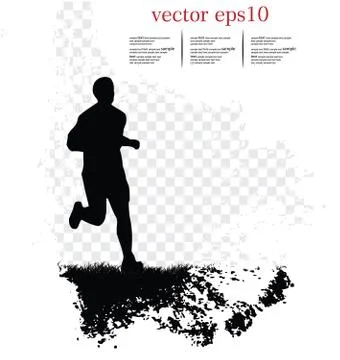 Marathon vector illustration Stock Illustration