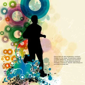 Marathon vector illustration Stock Illustration