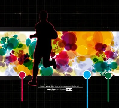 Marathon vector illustration Illustration