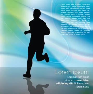 Marathon vector illustration Stock Illustration