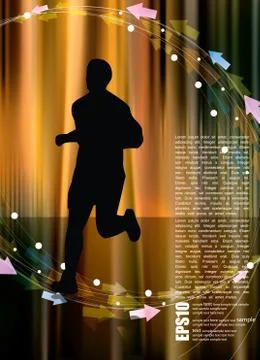 Marathon vector illustration Stock Illustration