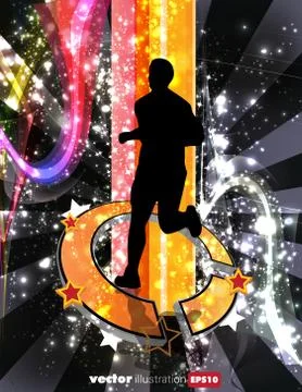 Marathon vector illustration Stock Illustration