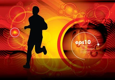 Marathon vector illustration Stock Illustration