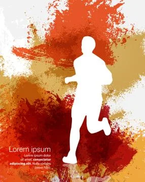 Marathon vector illustration 스톡 일러스트