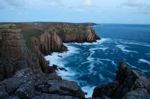 Marazion, cornwall, at sunset Stock Photos