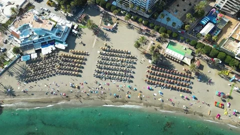 Marbella beach Stock Footage 269213969