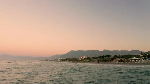 Marbella Beach Spain Stock Footage 138155057