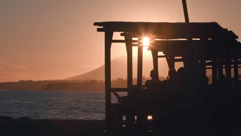 Marbella-Beach-Sunset Video stock 293157510