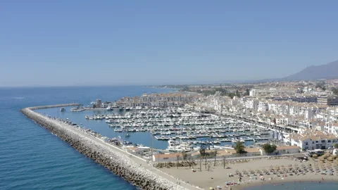 Marbella-PuertoBanus-Harbour-01 Stock Footage 295107658
