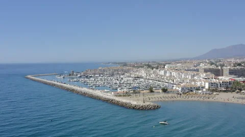 Marbella-PuertoBanus-Harbour-02 Stock Footage 295107593