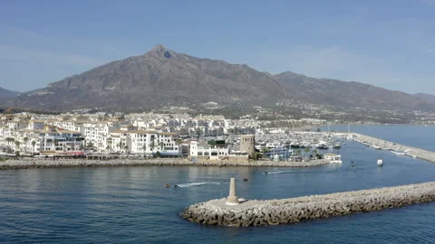 Marbella-PuertoBanus-Harbour-07 Stock Footage 295107961