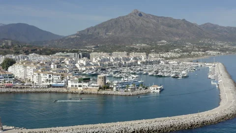 Marbella-PuertoBanus-Harbour Stock Footage 295108158