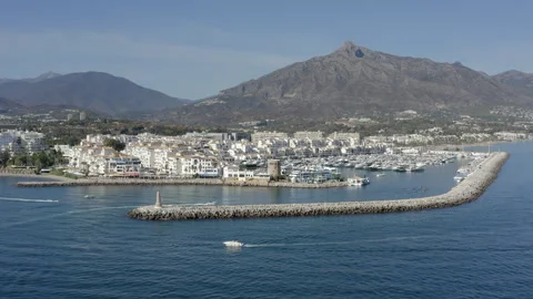 Marbella-PuertoBanus-Harbour Stock Footage 295108551