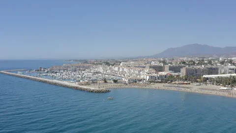 Marbella-PuertoBanus-Harbour Stock Footage 295122004