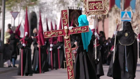 Marbella-Semana-Santa-04 Video stock 295110285