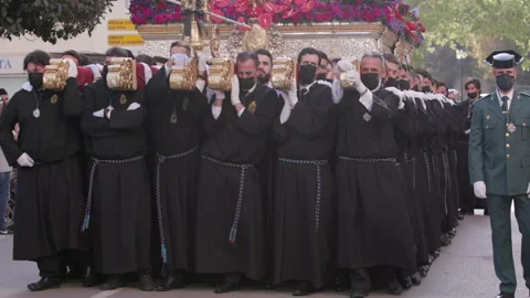 Marbella-Semana-Santa-33 Stock Footage 295115346