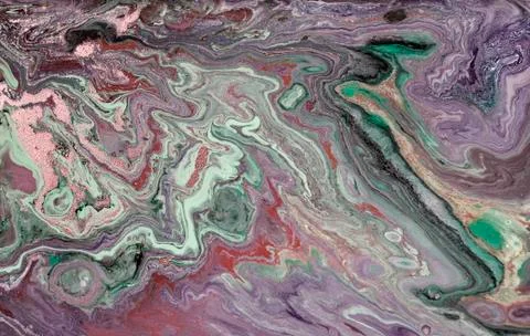 Marble abstract acrylic background. Light marbling artwork texture. Agate ripple Illustrazione stock
