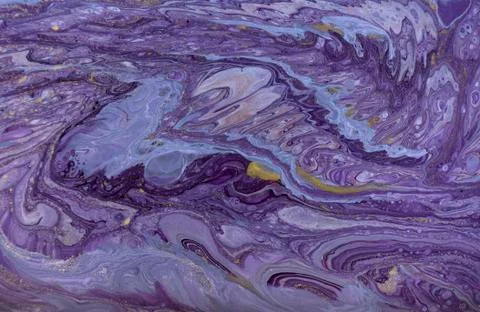 Marble abstract acrylic background. Violet marbling artwork texture. Marbled Stock Illustration