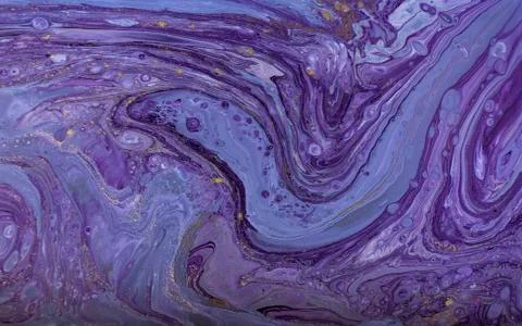 Marble abstract acrylic background. Violet marbling artwork texture. Marbled Illustrazione stock