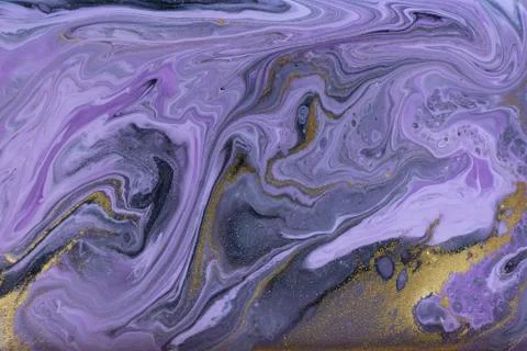 Marble abstract acrylic background. Violet marbling artwork texture. Marbled Stock Illustration