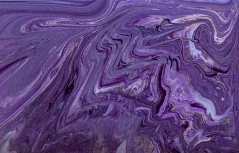 Marble abstract acrylic background. Violet marbling artwork texture. Marbled Stock Illustration