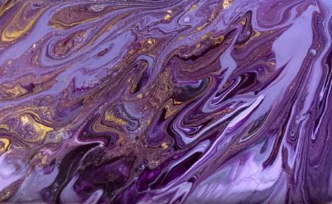 Marble abstract acrylic background. Violet marbling artwork texture. Marbled Stock Illustration