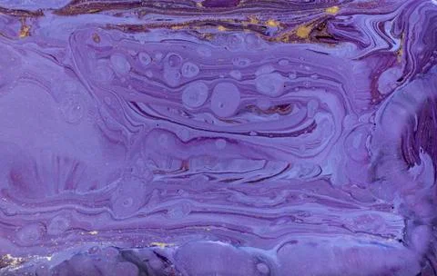 Marble abstract acrylic background. Violet marbling artwork texture. Marbled Stock Illustration