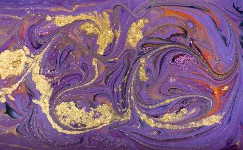 Marble abstract acrylic background. Violet marbling artwork texture. Marbled Stock Illustration