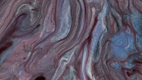 A marble abstract background featuring swirling psychedelic patterns of fluid Stock Footage 267370643