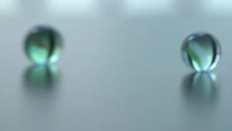 Marble affects other marble Stock Footage 127051861