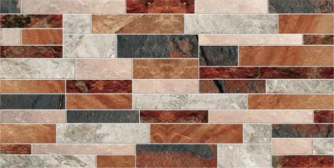 Marble and stone brick on the wall background. Stock Photos