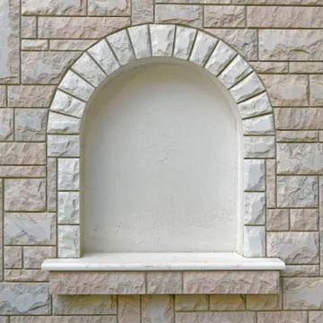 Marble arch frame, space for typing Stock Photos