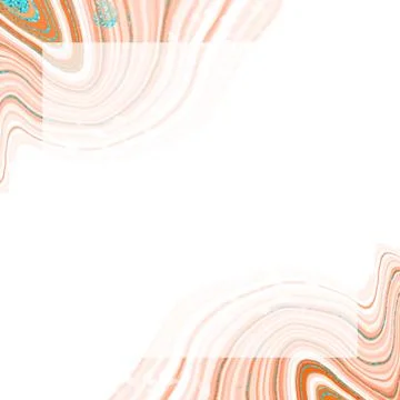 Marble background. A square frame with beautiful flowing fluid elements. Vector 스톡 일러스트